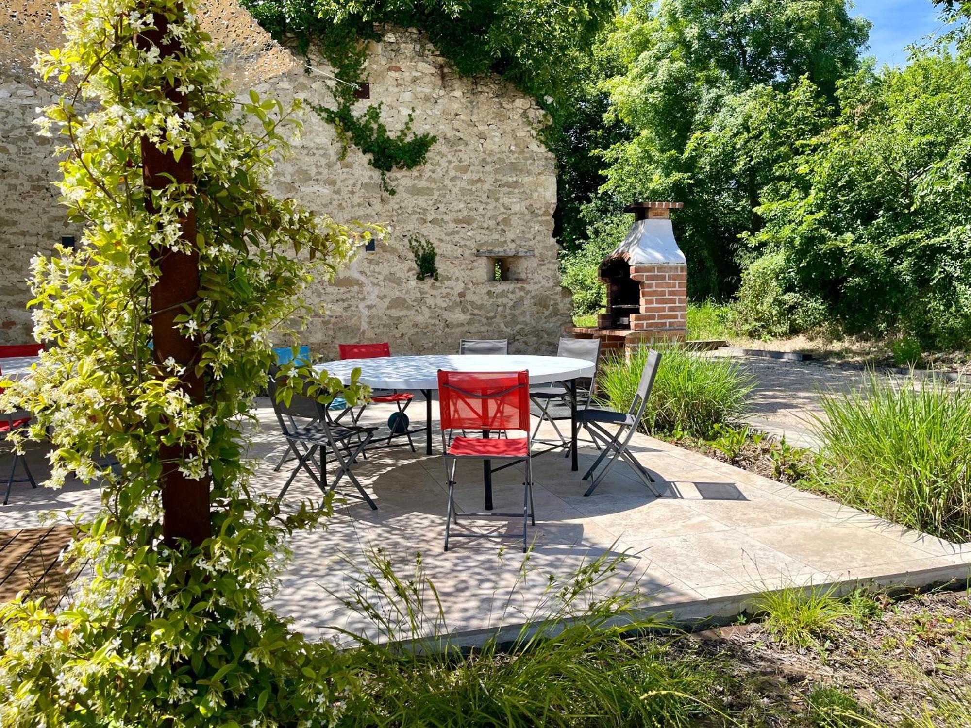 Gite Campagne Famille 15 Pers Piscine Chauffee Jeux Enfants Petanque Saint-Sauvy Buitenkant foto
