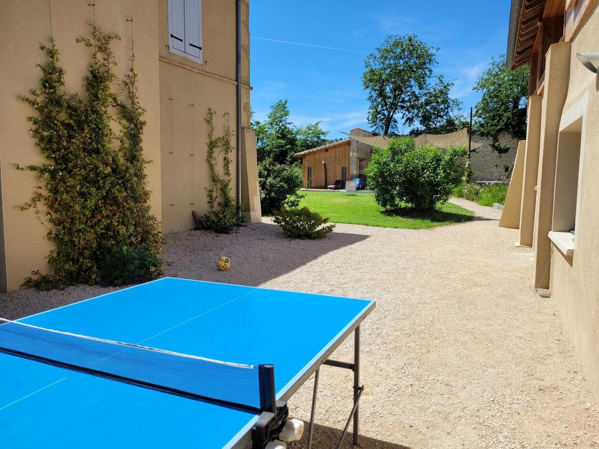 Gite Campagne Famille 15 Pers Piscine Chauffee Jeux Enfants Petanque Saint-Sauvy Buitenkant foto